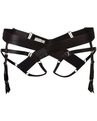 Bordelle Bondage' harness briefs - Nero