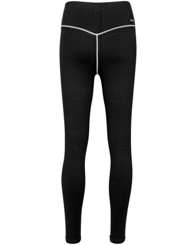 Twenty Flowetry Contrast Stitching leggings - Black