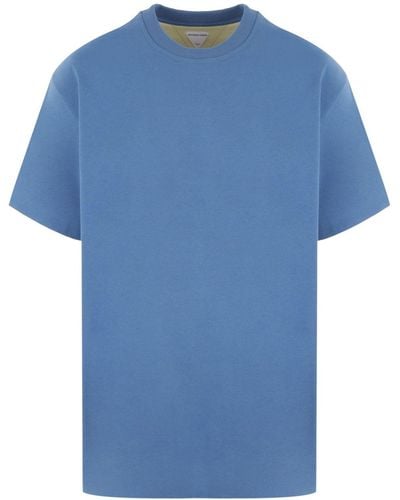 Bottega Veneta T-shirt en coton - Bleu