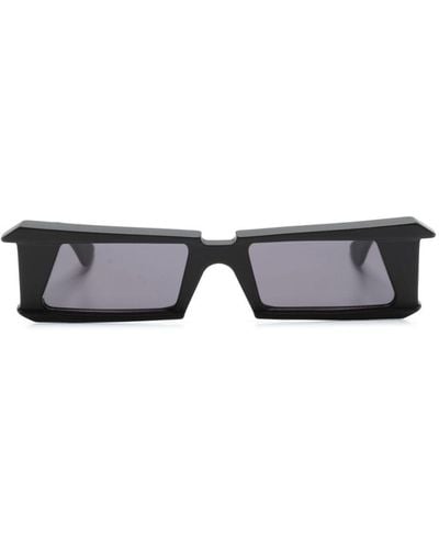 Kuboraum Mask X21 Sonnenbrille mit eckigem Gestell - Grau