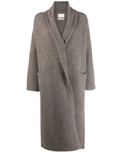 Lauren Manoogian Double-breasted Knitted Cardi-coat - Natural