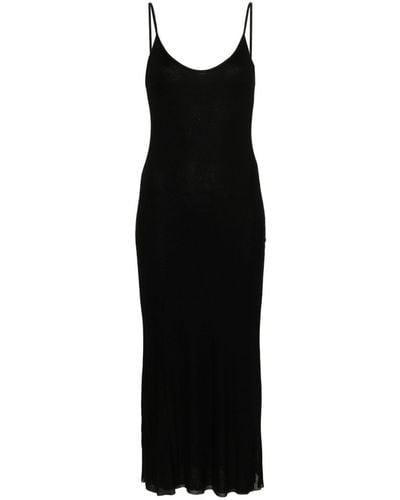 Khaite Leesal Sleeveless Dress - Black