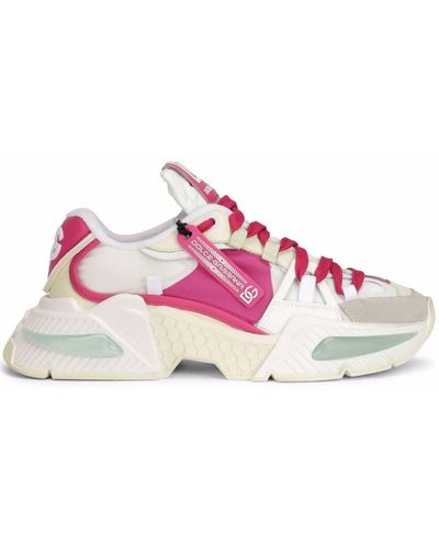 Dolce & Gabbana Sneaker Air Master Aus Materialmix - Pink