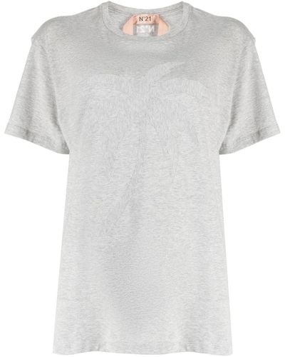 N°21 Round-neck Cotton T-shirt - White