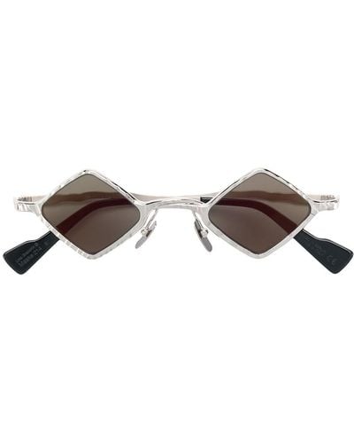 Kuboraum Diamond frame sunglasses - Metálico