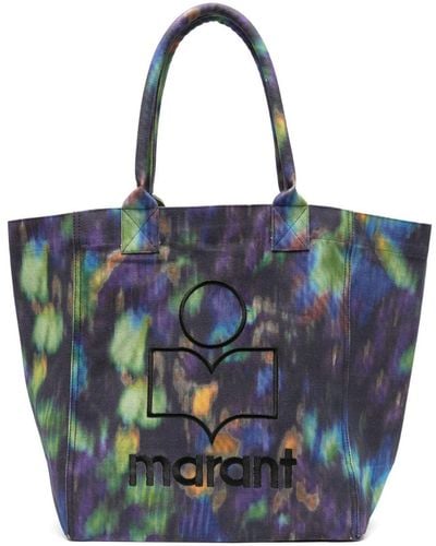 Isabel Marant Yenky Shopper mit Batik-Print - Blau