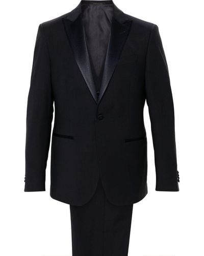 Corneliani Virgin-wool three-piece suit - Bleu