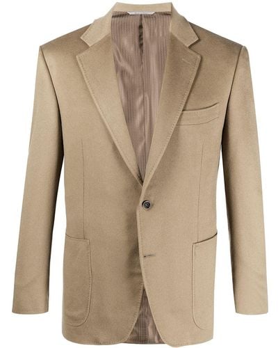 Canali Single-breasted Blazer - Brown
