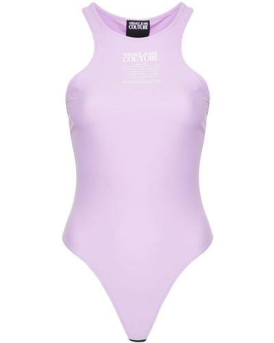 Versace Warranty Logo Bodysuit - Purple