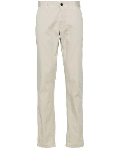 Incotex Mid-rise Tapered Trousers - Green