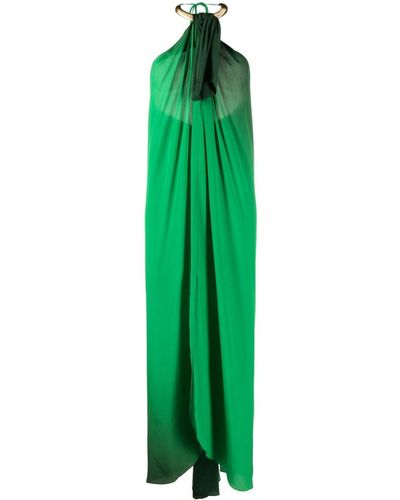 Johanna Ortiz Dreamer's Refuge Maxi Dress - Green