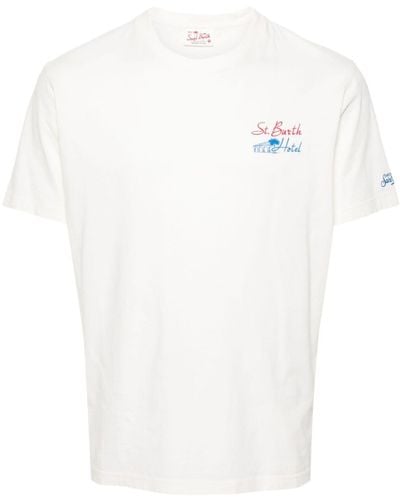 Mc2 Saint Barth Saint Barth Hotel T-shirt - White