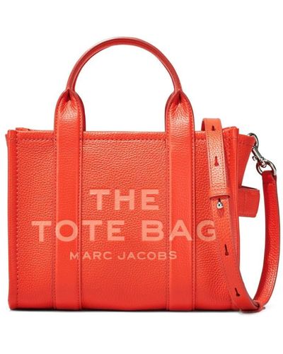 Marc Jacobs The Leather Small Tote Bag - Red