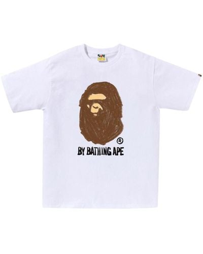 A Bathing Ape ロゴ Tシャツ - ホワイト