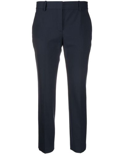 Theory Cropped Tailored Pants - Blue