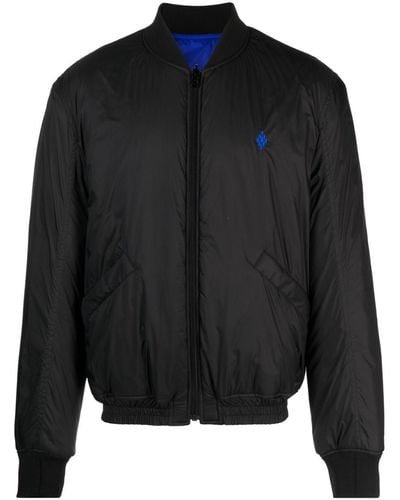 Marcelo Burlon County Of Milan Cross Reversible Bomber Jacket Clothing - Black