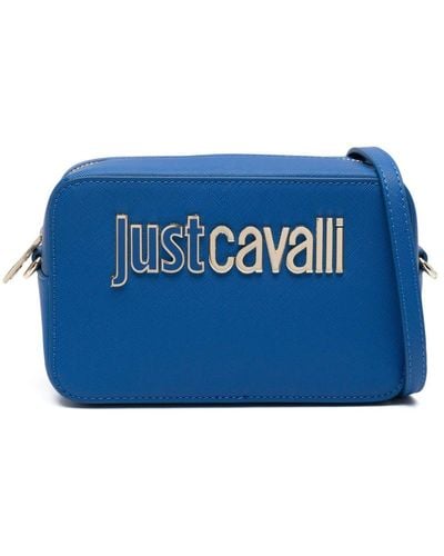 Just Cavalli Mini Range B Handtasche mit Logo - Blau