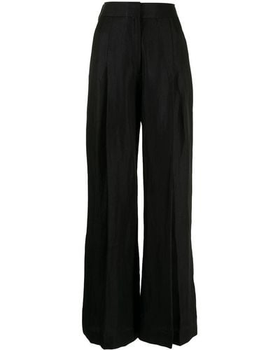 GIA STUDIOS Wide-leg Trousers - Black