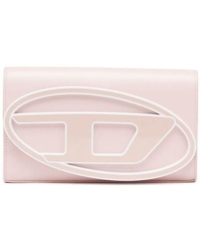 DIESEL 1dr Wallet Strap Accessories - Pink