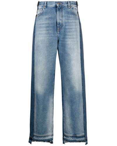 DARKPARK Weite Jeans mit Einsätzen - Blau