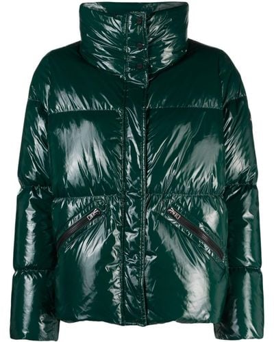 Herno Funnel-neck Puffer Jacket - Green