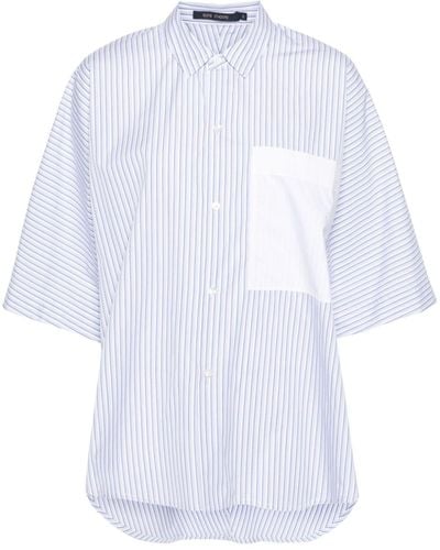 Sofie D'Hoore Striped Cotton Shirt - White