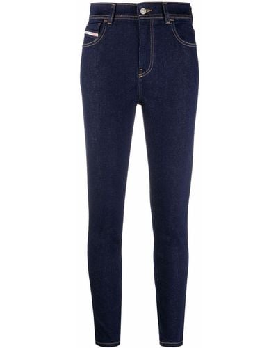 DIESEL Slandy High-Waist-Jeans - Blau