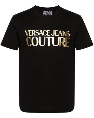 Versace Institutional Logo T-shirt - Black