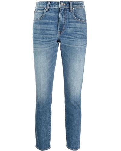 SLVRLAKE Denim Loulou Mid-rise Slim-fit Jeans - Blue