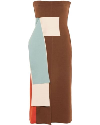 Fendi Sleeveless Dress, - Multicolour