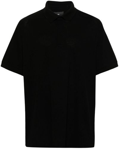 Y-3 Y-3 Short Sleeve Polo Shirt - Black