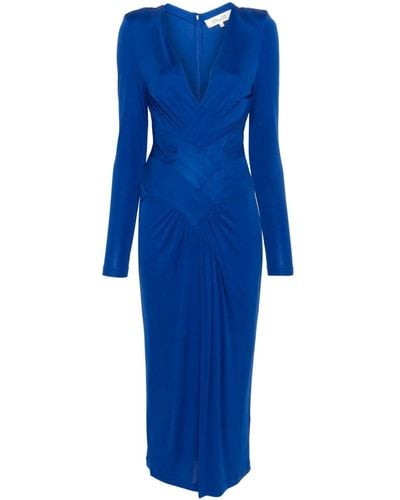 Diane von Furstenberg Robe mi-longue Esselyn - Bleu