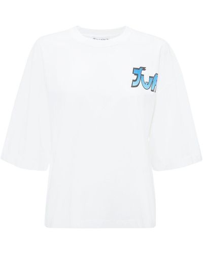JW Anderson X Run Hany t-shirt à imprimé graphique - Blanc