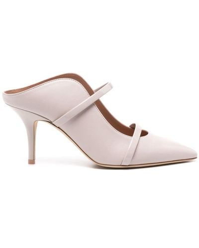Malone Souliers Maureen 70mm leather mules - Pink
