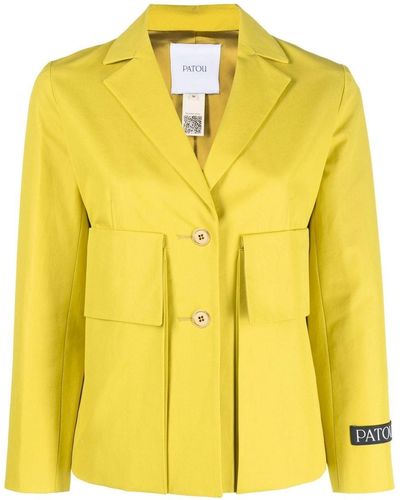 Patou Cotton Jacket - Yellow