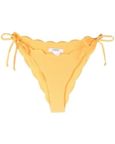 Marysia Swim Mott Side-tie Bikini Bottoms - Yellow