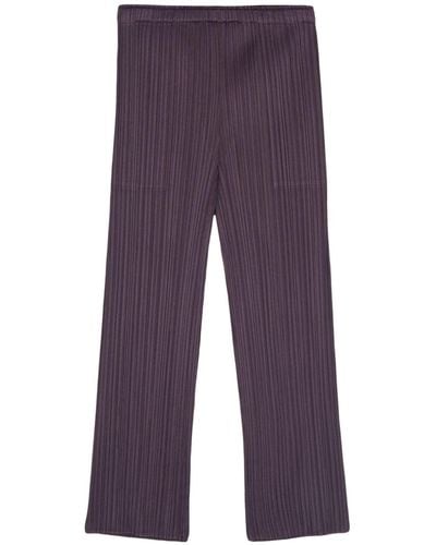 Pleats Please Issey Miyake Women Trousers - Purple