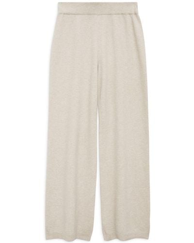 Anine Bing Aden High-waisted Wide-leg Trousers in Black