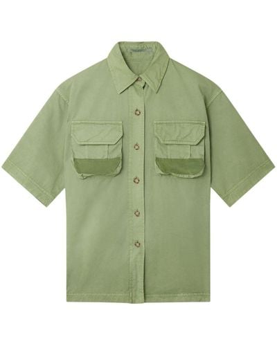 Stella McCartney Camisa de manga corta - Verde