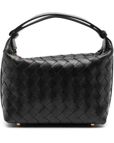 Bottega Veneta Mini Wallace Leather Tote Bag - Black