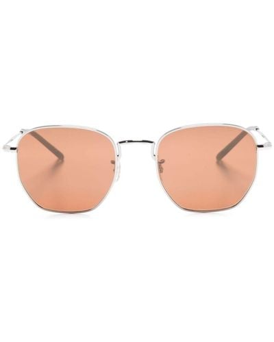 Oliver Peoples Kierney Sonnenbrille mit sechseckigem Gestell - Pink