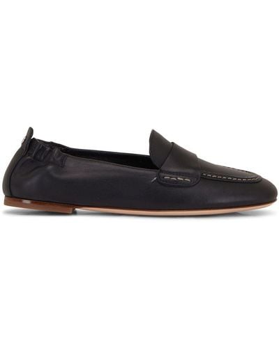 Agl Attilio Giusti Leombruni Leather Slip-on Loafers - Black