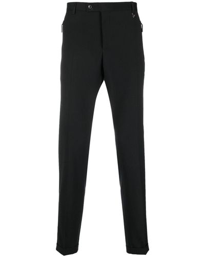 CoSTUME NATIONAL Slim-fit Belt-loop Trousers - Black