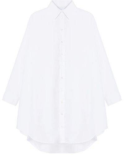 AZ FACTORY X Lutz Huelle Parachute Cotton Shirt - White