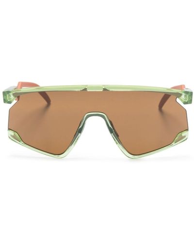 Oakley Bxtr Coalesce Shield-frame Sunglasses - Natural