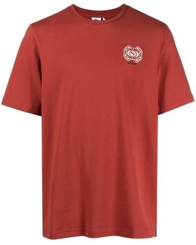 PUMA X Palomo T-Shirt mit Logo-Stickerei - Rot