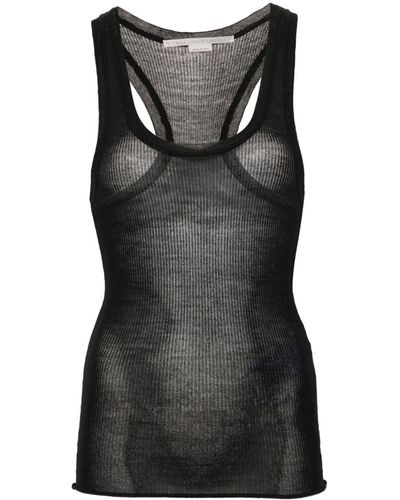 Stella McCartney Top smanicato - Nero