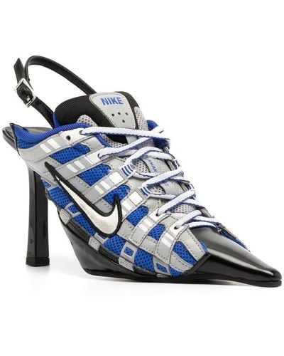 Ancuta Sarca Zapatos R21 Net con tacón de 90mm de x Nike - Azul