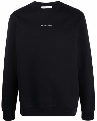 1017 ALYX 9SM Logo-print Sweatshirt - Black