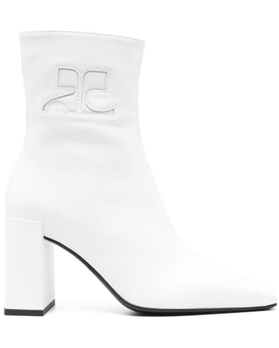 Courreges Heritage Ankle Boots - White